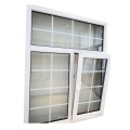 WANJIA High Performance Double Glazed Window PVC Casement Window UPVC Casement Window